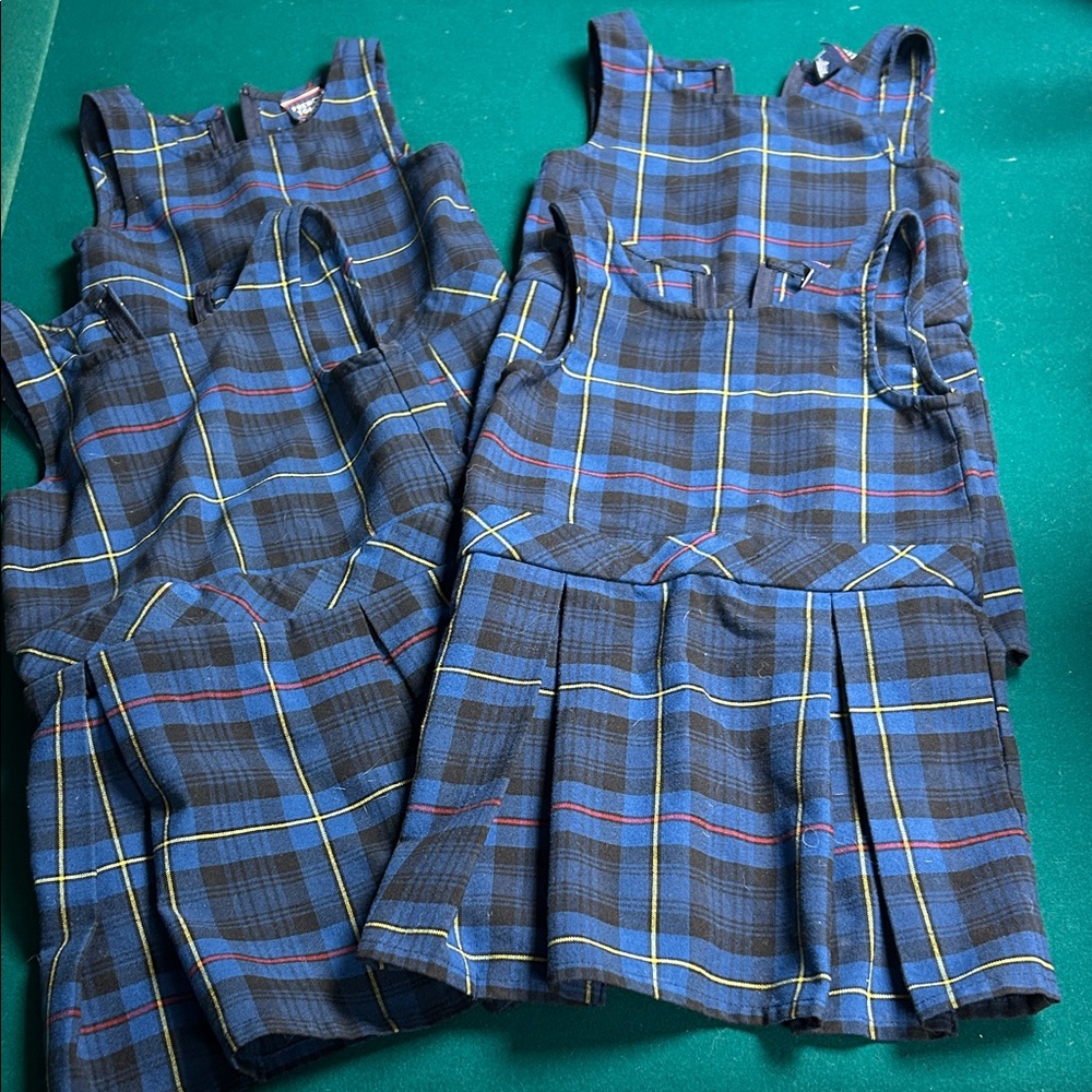 French Toast Navy Plaid Jumper